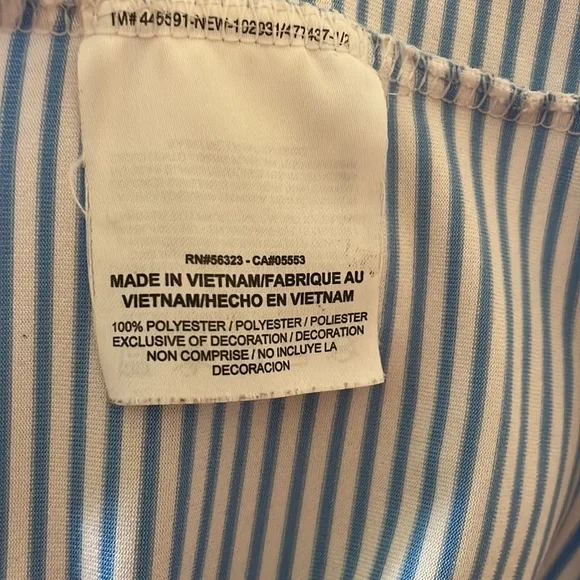 Nike Performance Striped Mens Golf Polo (Light Blue/White) - Picture 6 of 6